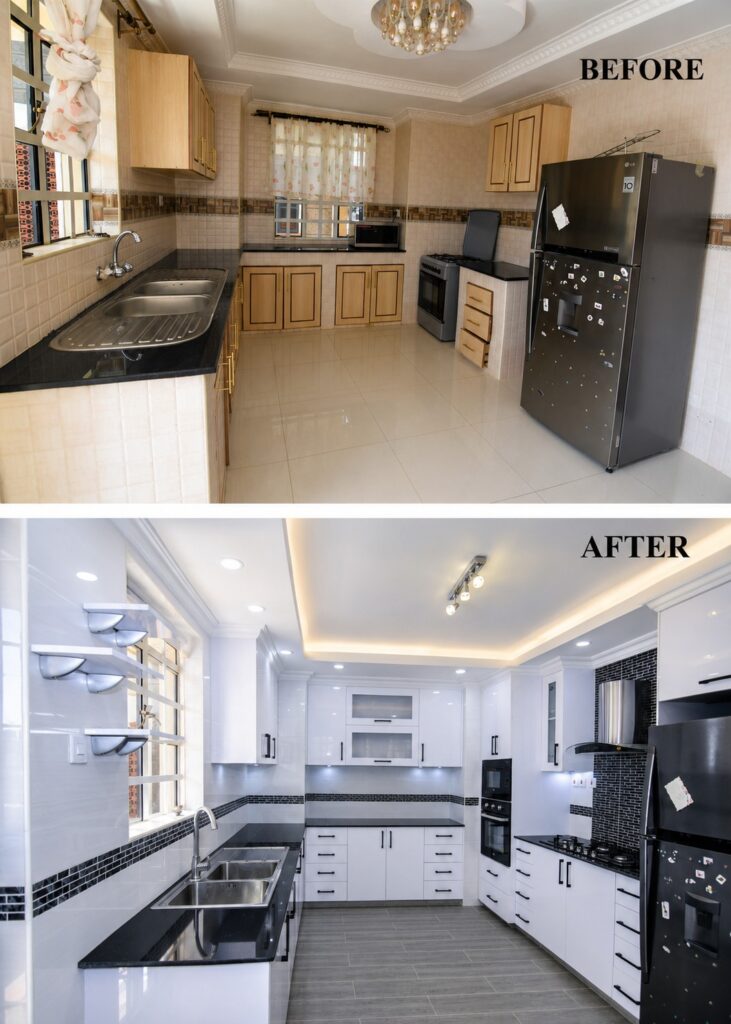 Banana Kitchen Makeover – Before & After