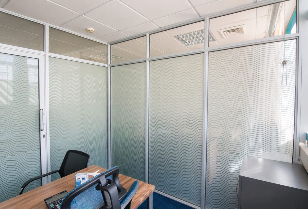 Momentum Freight office partitioning 2