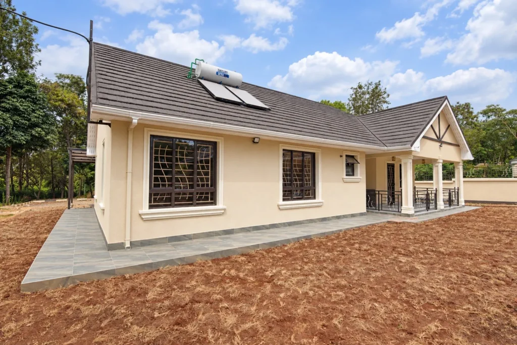 Renovated bungalow exterior, final look, Kilimambogo, Machakos (12)