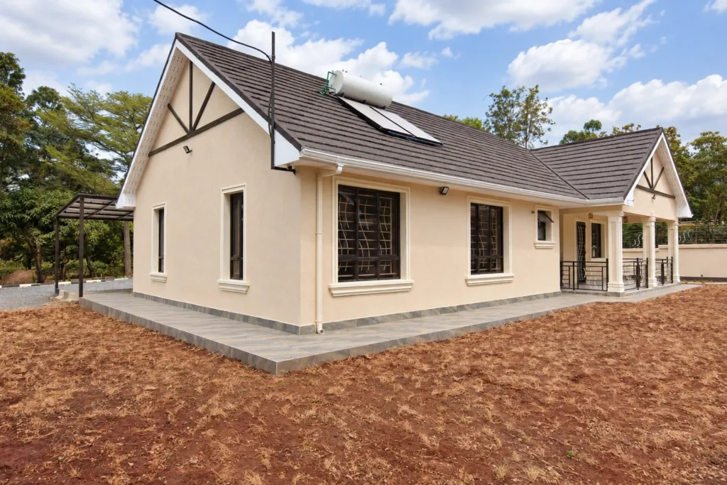 Renovated bungalow exterior, final look, Kilimambogo, Machakos (13)