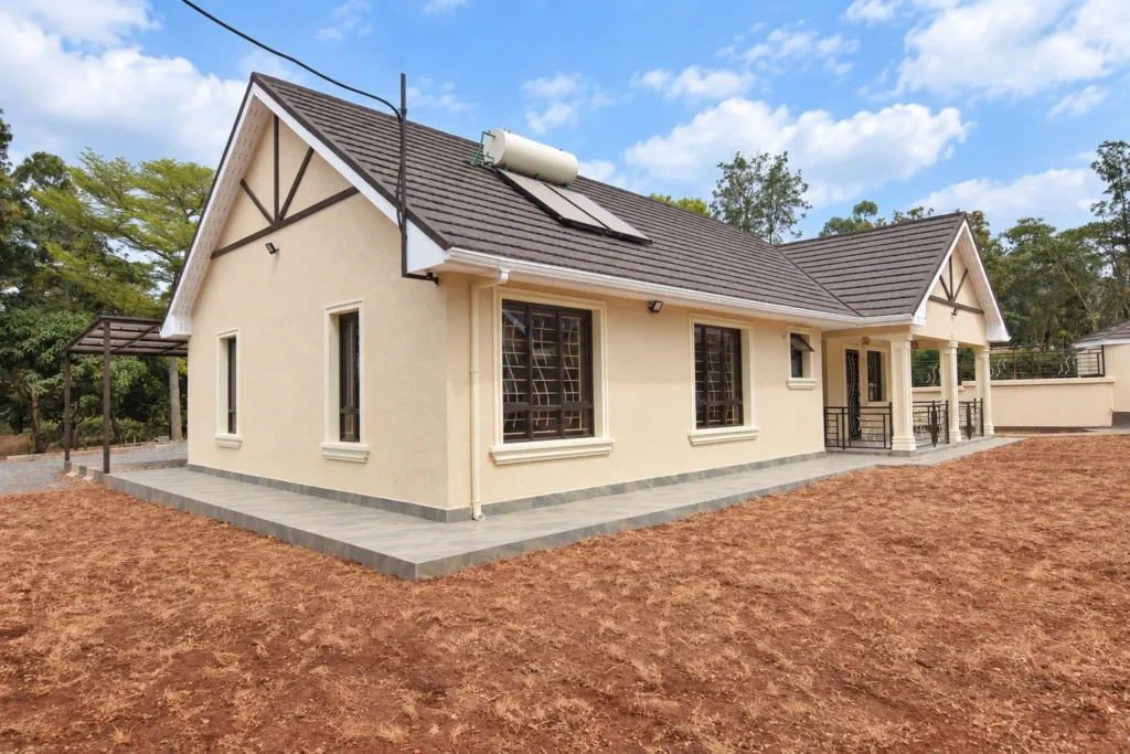 Renovated bungalow exterior, final look, Kilimambogo, Machakos (14)