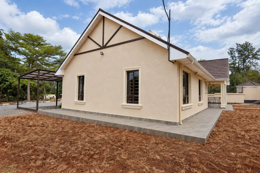 Renovated bungalow exterior, final look, Kilimambogo, Machakos (15)