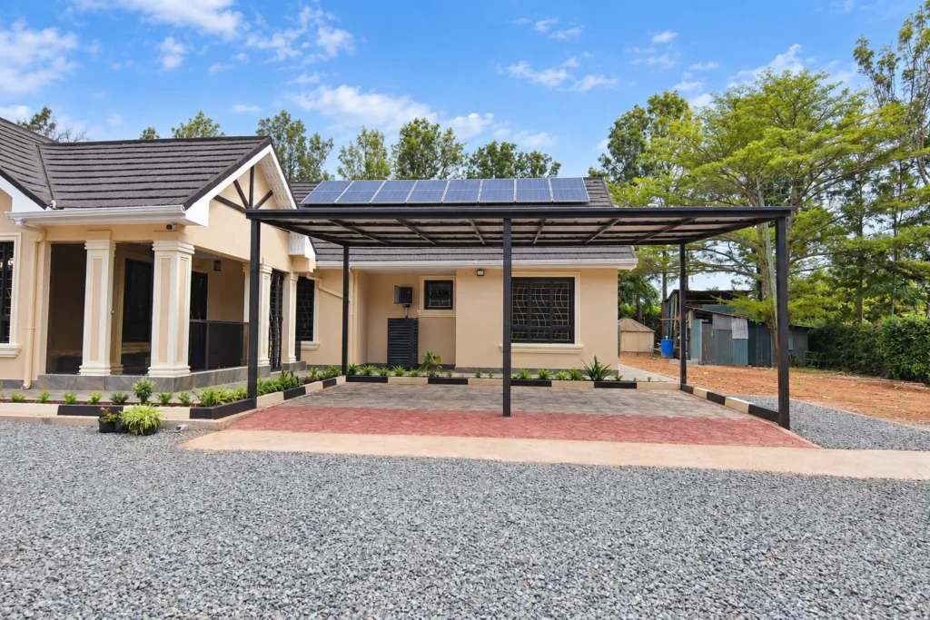 Renovated bungalow exterior, final look, Kilimambogo, Machakos (5)
