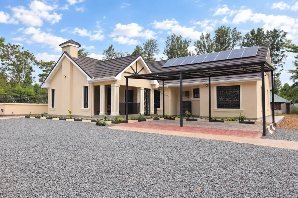 Renovated bungalow exterior, final look, Kilimambogo, Machakos (7)