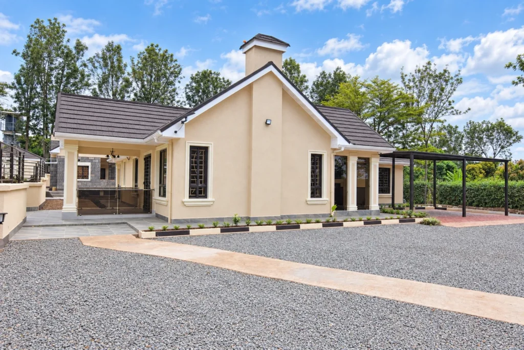 Renovated bungalow exterior, final look, Kilimambogo, Machakos (9)