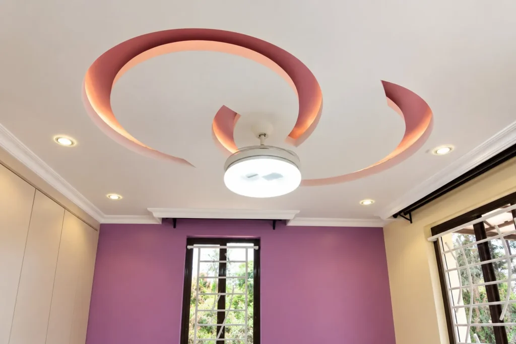 Gypsum ceiling design with LED lighting, Kilimambogo, Machakos (5)